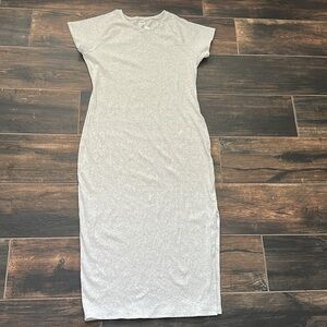 💖 PINK Victoria’s Secret Contour Ribbed Midi Dress